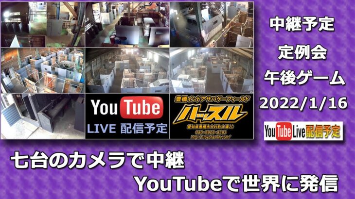 豊橋ハッスルライブ デイゲーム定例会 午後ゲーム 2022/1/16