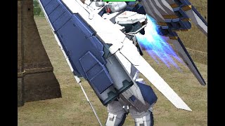 草食系のガンダムオンライン　ゲーム実況切り抜きパート６０　テキサスコロニー北の雪合戦を2機のνで(*^^)v