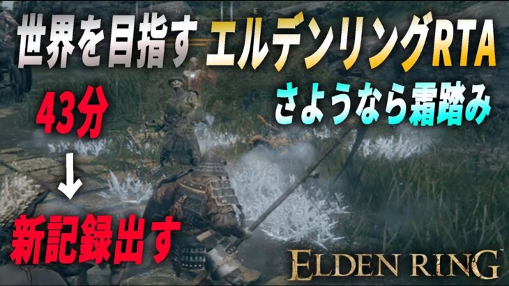 【エルデンリング】世界記録に肉迫してやった為まだアプデはしません。