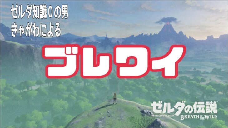 【ゲーム実況】誰もが認める最高の神ゲー「ゼルダの伝説 BREATH OF THE WILD」を初挑戦。 #1