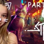 STRAY 可愛いサイバーパンク猫ゲーム！！　PART 1　女子実況 顔出し生配信ライブ！　外国人ゲーム実況者