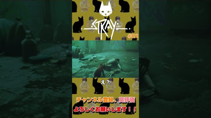 お巡りさん、コイツです #shorts #ゲーム実況 #ps4 #stray #猫