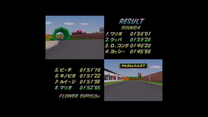 15点でこの順位なの！？[過去のゲーム実況動画切り抜き]#shorts#マリオカート64