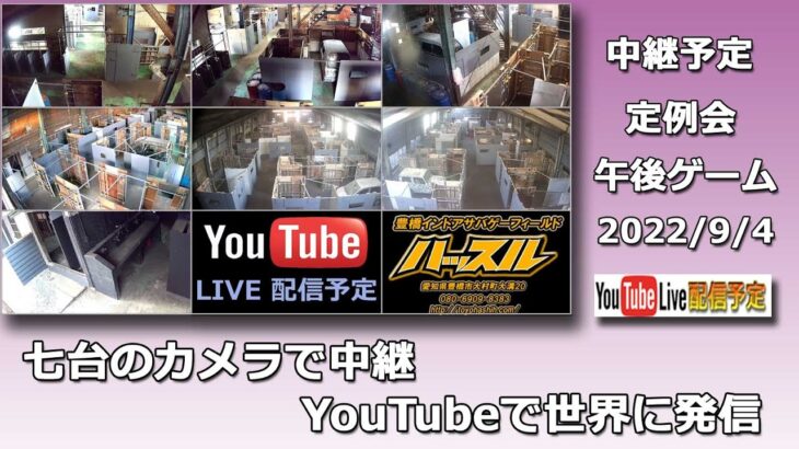 豊橋ハッスルライブ デイゲーム定例会 午後ゲーム 2022/9/4