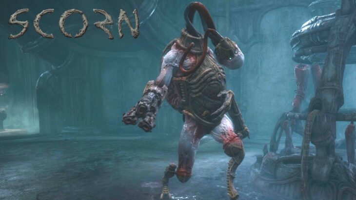 人造エイリアンに襲われるホラーゲームがヤバすぎた。『Scorn』- ゆっくり実況 #最終回