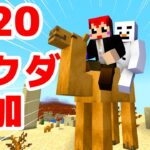 【マイクラVer.1.20】新動物｢ラクダ｣キター!!【赤髪のとも/あかがみん】