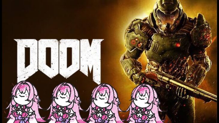 【Doom】昔の FPSやる【Vtuberゲーム実況】【女性実況】