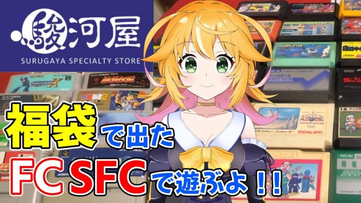 駿河屋さん福袋から出てきたゲームで　ＦＣとＳＦＣのソフトで色々遊ぶよ！！　＃1