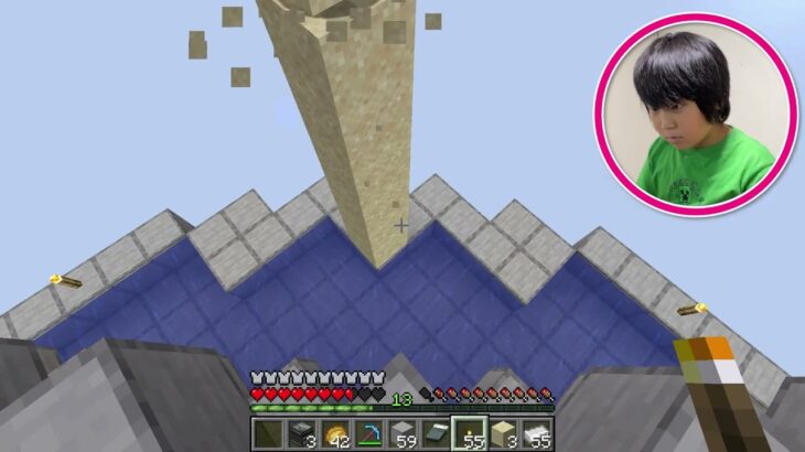 【マインクラフト】天空トラップタワーの４階を作る！！【ゲーム実況】【マイクラ】【Minecraft】