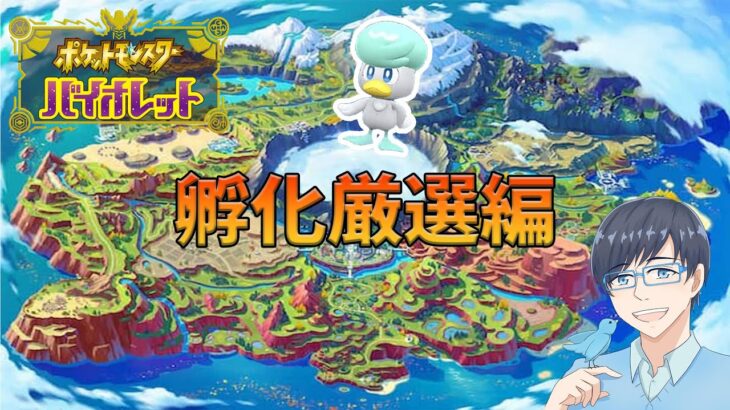 【ゲーム実況】ポケモンSV　孵化厳選編！クワッス待ってろよ！