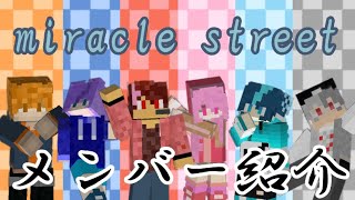 【自己紹介】新人ゲーム実況グループ『miracle street』です！