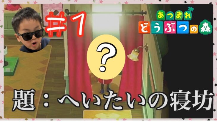 3歳と5歳の癖強ゲーム実況！わいんちのあつ森＃1