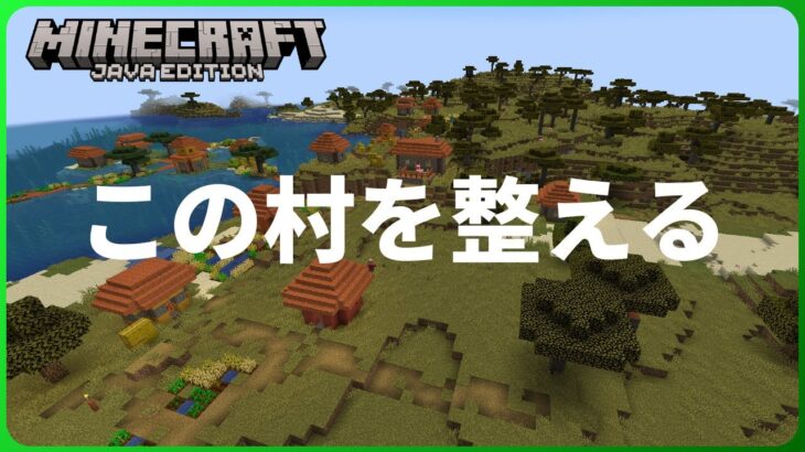 【ゲーム実況】この村を整える【Minecraft】