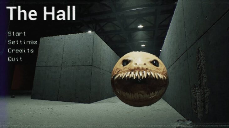 【パックマン】のような人喰いバケモノからの脱出！！ ゲーム実況「The Hall」