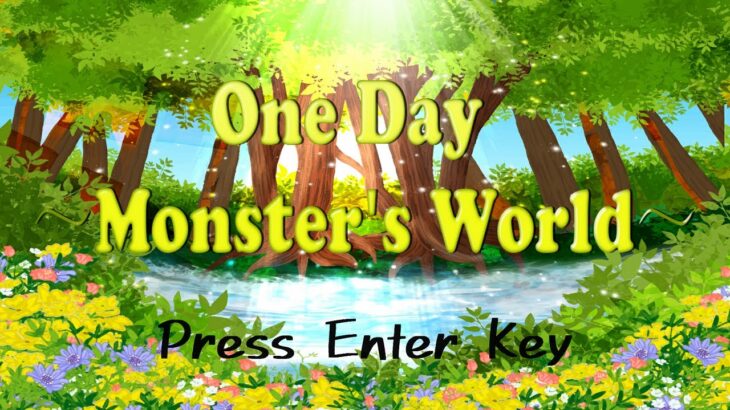 Japanese Freeware Game Livestream (フリーゲーム実況) #480：One Day~Monster’s World~