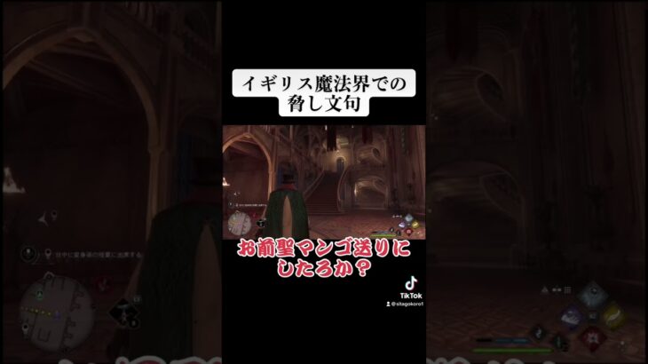 イギリス魔法界での脅し文句 #hogwartslegacy #ゲーム実況 #神ゲー #ハリーポッター #ps5 #新作 #shorts #short #tiktok #ホグワーツレガシー