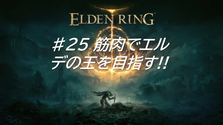 #025【ELDEN RING】筋肉でエルデの王になる！！【ゲーム実況/もんち】