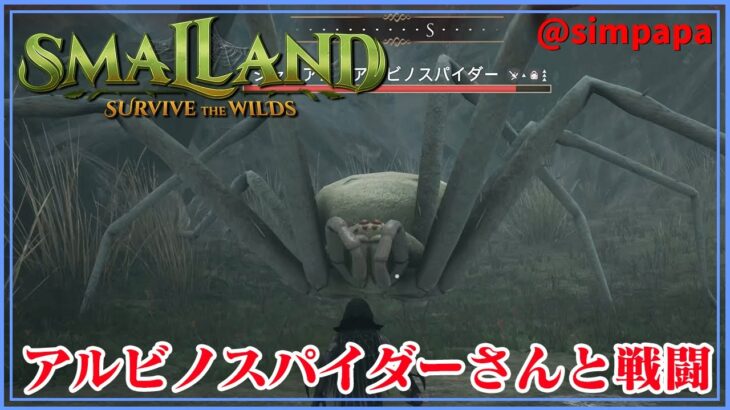 ＃12【Smalland】ジャイアントアルビノスパイダーさんと戦う【ゲーム実況】