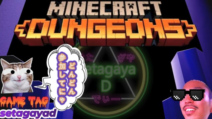 【ゲーム実況】　マイクラダンジョンズ18日目 2部　MINECRAFTDUNGEONS　参加自由