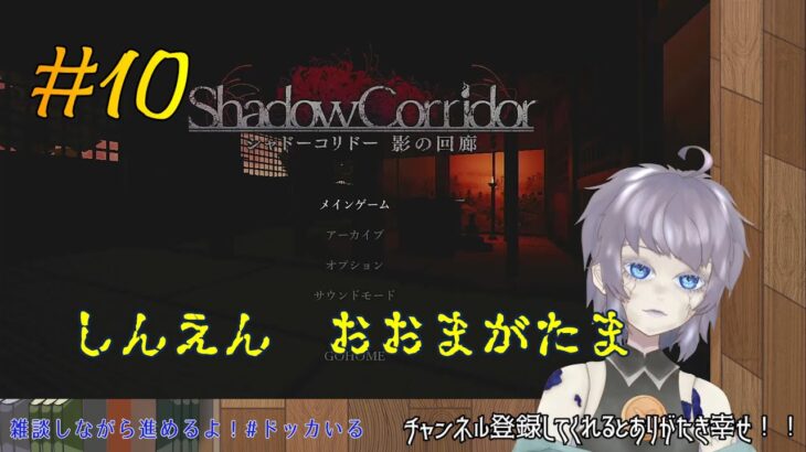 【ゲーム実況】シャドーコリドー 影の回廊(Shadow Corridor) #10 片隅野ドッカ