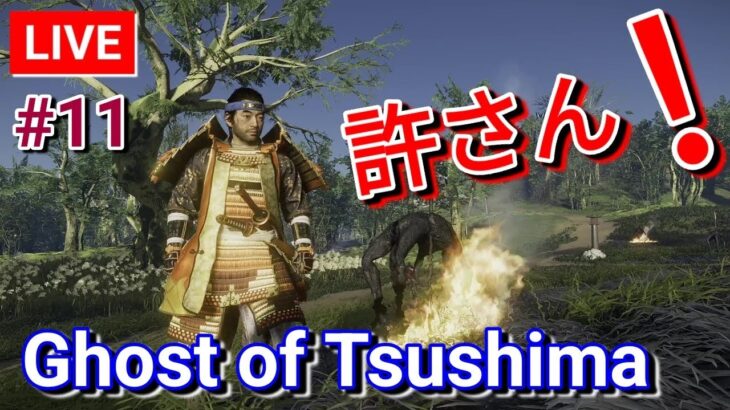 #11【ライブ】ゴーストオブツシマ GhostOfTsushima 日本語吹き替え・日本語字幕 PS5版 MeoTubeゲーム実況