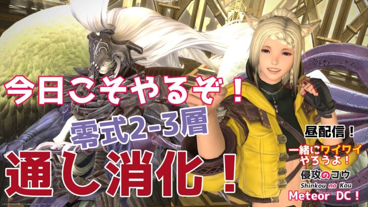 【ゲーム実況】 FFXIV パンデモニウム零式：天獄編2-3層 P10-11S 練習  視聴者参加型 一緒にワイワイやろうよ