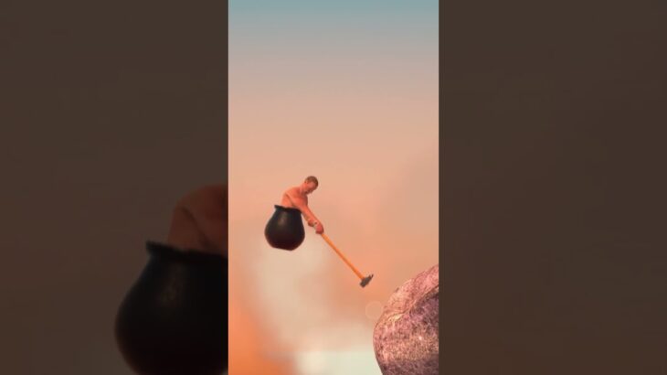 ２時間落ち続けてた人【Getting Over It】 #ゲーム実況#shorts