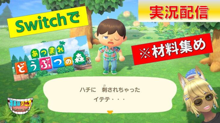 no0014ゲーム実況配信！#switch #配信 #あつまれどうぶつの森