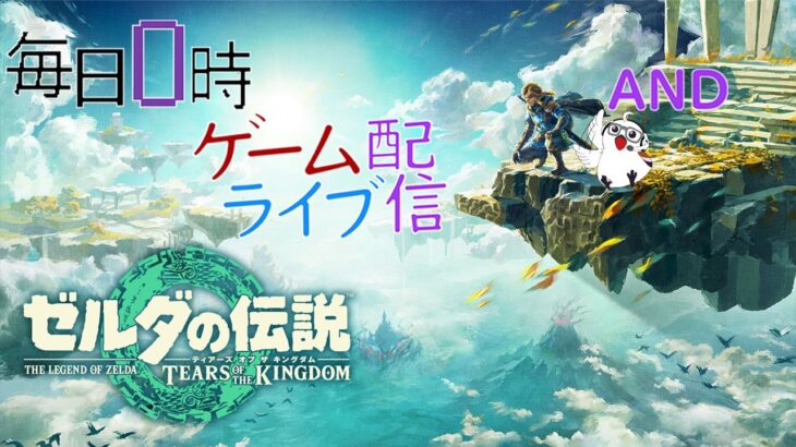 【気になる所は？】毎日0時！ゲームライブ配信！「ゼルダの伝説・ティアーズ オブ ザ キングダム」#16　初見さん！コメント歓迎！