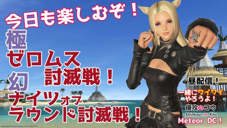 【ゲーム実況】FFXIV  極ゼロムス 幻ナイツオブラウンド 視聴者参加型  一緒にワイワイやろうよ