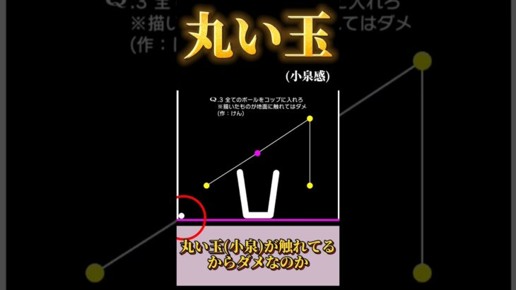 【Q】丸 い 玉 ( 小 泉 感 ) #ゲーム実況 #q #shorts #short