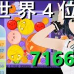 【スイカゲーム】7166点 最高世界4位(元) ランカーダブカボ妹子の夜SUIKA【VTuber.おのののいもこ】