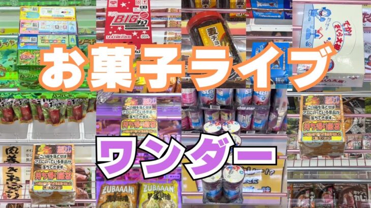 お菓子ライブ！マリオワンダー肉巻き握り知育菓子スーパーBIGチョコ他【クレーンゲーム】【UFOキャッチャー】