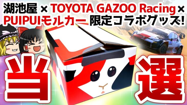 【コイケヤ × TOYOTA GAZOO Racing × PUI PUI モルカー】限定非売品コラボ商品が当たりました!【ゆっくり実況】