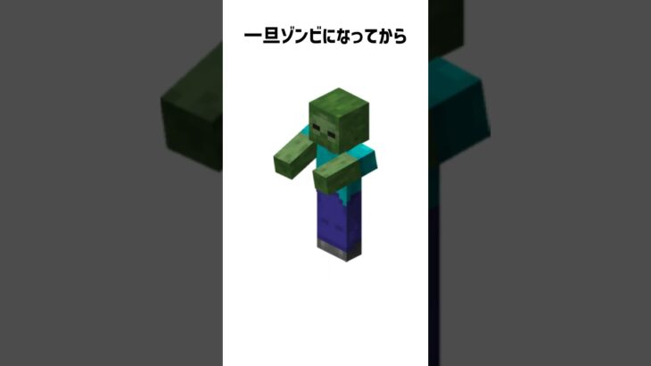 ゾンビのちょっとした雑学・豆知識 #minecraft #ゲーム実況 #マイクラ