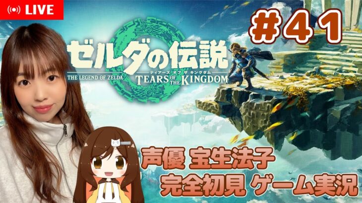 #４１【ゼルダの伝説 ティアーズオブザキングダム】ティアキン ゲーム実況／声優 宝生法子】