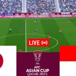 日本対インドネシアのライブ。 2024 AFC アジアカップ フルマッチ – ビデオゲーム シミュレーション