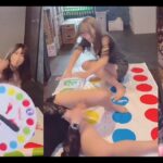 TikTok美人キャバ嬢のパンチラハプニングツイスターゲーム(実況解説付き)