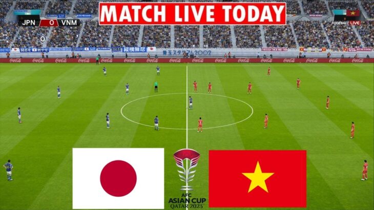 🔴日本 vs ベトナム – AFCアジアカップ 23/24 カタール | フルマッチ ライブ本日 | eFootball 2024 ゲームプレイ