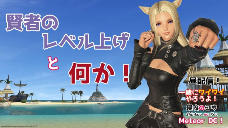 【ゲーム実況】FF14 賢者のレベル上げと何か  一緒にワイワイやろうよ