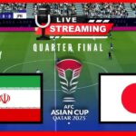 ⚽ ライブ : イラン vs 日本 – 準々決勝 AFC アジア カップ 2023 – サッカー ライブ ゲームプレイを観戦
