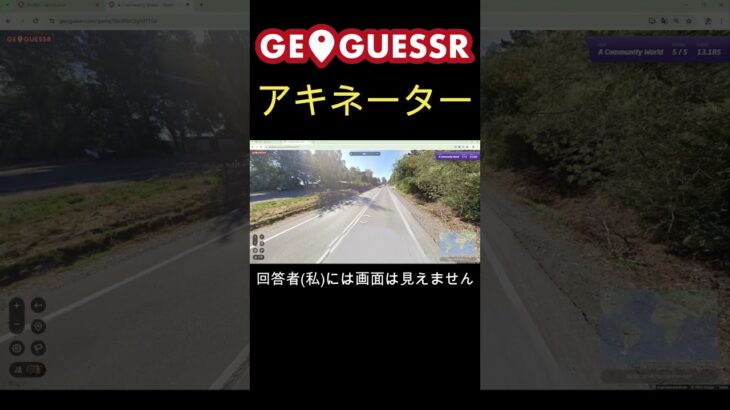 GeoGuessrでアキネーターやってみた #ゲーム実況 #geoguessr #rtainjapan