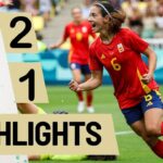 スペイン対日本 2-1 ハイライト | 2024 年オリンピック女子サッカー