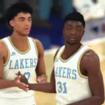 アメリカのプロNBAバスケットボールのライブゲームフルセット #s1