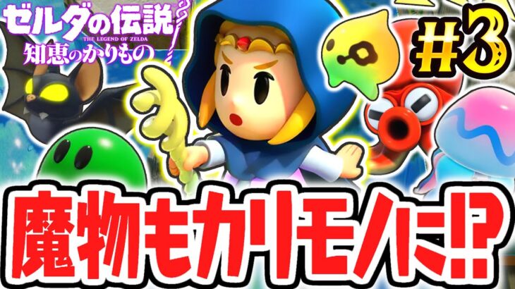 マモノを仲間に出来ちゃう!?カリモノ能力で草原へ!!最速実況Part3【ゼルダの伝説 知恵のかりもの】