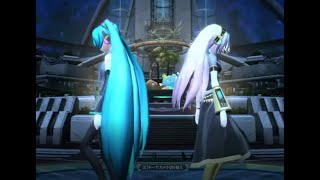 PSO2、初音ミクｘ巡音ルカのゲーム内ライブ「Living Universe」