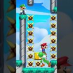 【ゲーム実況】超ゲーム下手な先輩とバカ後輩でマリオメーカー２をやってみたw１４７ #Shorts #mario #game