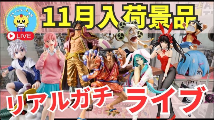 【ライブ中継】11/21 ベネクス川崎でクレーンゲームやっちゃうよ🐯❗️新景品リアルガチでチャレンジ！コツとか裏ワザ攻略法解説