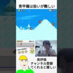 青甲羅は扱いが難しい [割り箸マリオ] #ゲーム実況 #配信 #マリオ #shorts