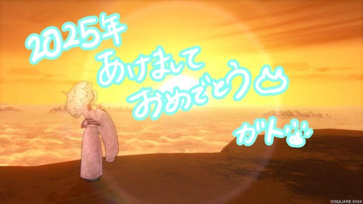 【DQX】新年のご挨拶と抱負と意気込み【ライブ】